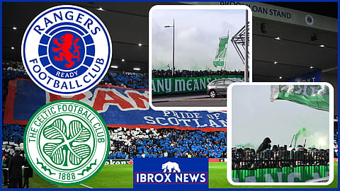 Fans prepare for Rangers v Celtic. Credit: Scottish Sun