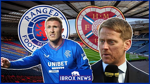 Michael Stewart criticised the Rangers midfielder vs Hearts
