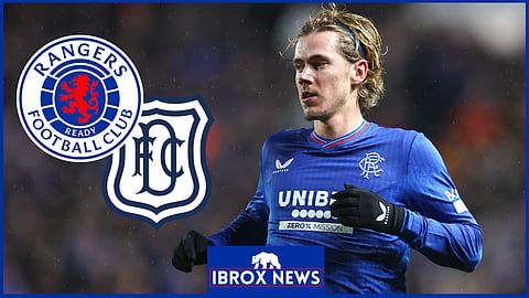Rangers midfielder Todd Cantwell struggled against Dundee