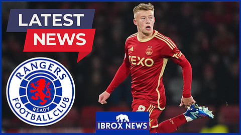 Rangers are close to signing Aberdeen midfielder Connor Barron