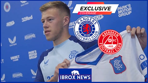 Rangers and Aberdeen appear set for a tribunal over Connor Barron - Credit Rangers via X