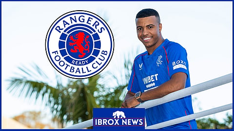 Rangers signed Hamza Igamane during the summer transfer window - Credit Rangers via X