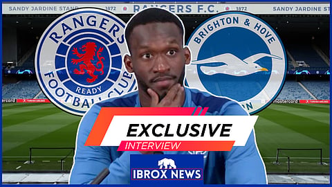 Abdallah Sima was a hit on loan from Brighton - Credit Rangers via X