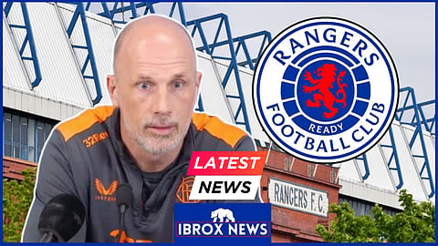 Philippe Clement signed a Rangers contract extension before the season - Credit Rangers via X