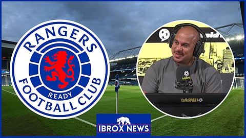 Gabby Agbonlahor instantly agrees to new Rangers transfer verdict. Credit: talkSPORT via YouTube