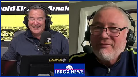 Jeff Stelling and Ally McCoist in stitches over Rangers jibe after Manchester United claim. Credit: talkSPORT