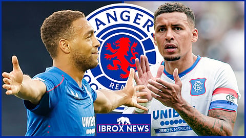 Rangers stars Cyriel Dessers and James Tavernier (credit: Imago)