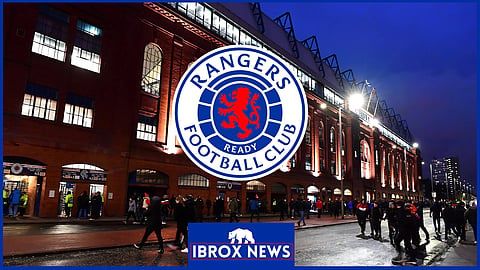 Rangers fans outside Ibrox