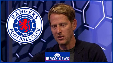Michael Stewart is known for being critical of Rangers. (Credit: BBC Scotland)