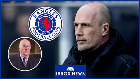 Philippe Clement sack verdict after what John Gilligan said. Credit: Rangers YouTube channel