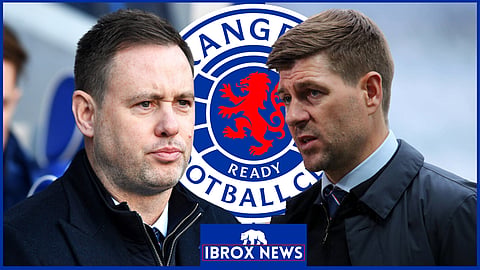 Ex Rangers managers Michael Beale and Steven Gerrard