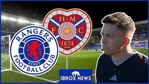 Matthew MacDermid caused controversy in Rangers v Hearts.
