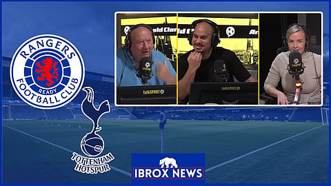 Alan Brazil and Shebahn Aherne discussed Rangers v Tottenham (Credit: talkSPORT Facebook)
