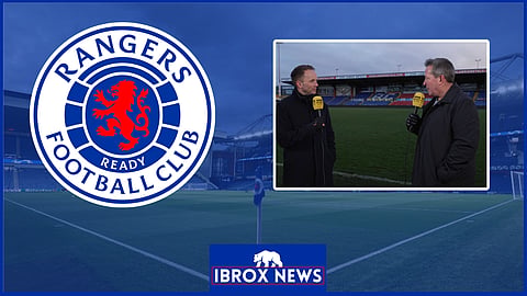 Billy Dodds was discussing Ross County v Rangers (Credit: BBC Sportscene)
