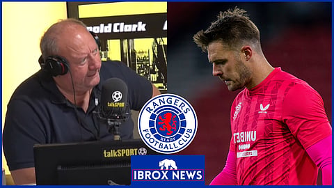 Alan Brazil stunned by Jack Butland update ahead of Rangers v Celtic. Credit: talkSPORT / Imago