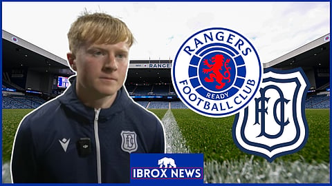 Rangers are interested in signing Dundee star Lyall Cameron. Credit: Dundee YouTube