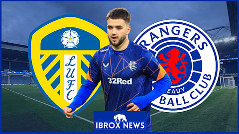 Rangers ace Nico Raskin sends message to Leeds United star. (Credit - Imago)