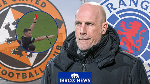 Philippe Clement has reacted to the controversy between Rangers and Dundee United. (Credit; Sky Sports Football/Imago)