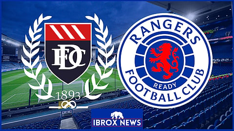 Rangers took on Dundee at Dens Park