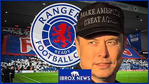 Elon Musk has been touted as the next Rangers owner. Credit: Musk X account