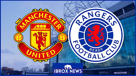 Rangers took on Manchester United at Old Trafford.