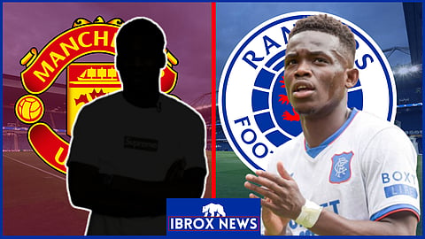 Rangers offered former Manchester United ace, Rabbi Matondo quits. (Credit - Imago/Bayer 04 Leverkusen on YouTube)