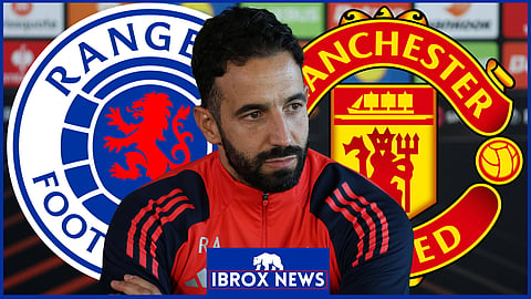 Ruben Amorim and Manchester United face Rangers in the Europa League (credit: Imago)