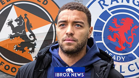 Cyriel Dessers was called out during Dundee United v Rangers. (Credit: Imago)