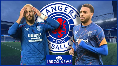 Vaclav Cerny and Cyriel Dessers face uncertain futures at Rangers. (Credit - Imago)