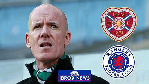 Dermot Gallagher reacted to a moment in Hearts v Rangers. (Credit: Imago)