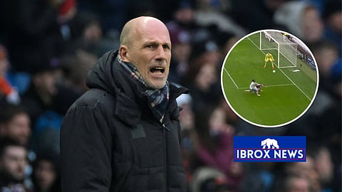 There was a controversial incident as Philippe Clement's Rangers beat Hearts (Credit: Imago/Sky Sports)