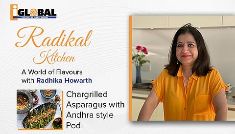 Chargrilled Asparagus with a tangy peanut twist