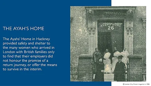 Home for Indian Ayahs in London to get Blue Plaque