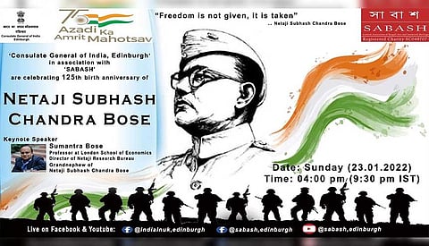 Patriotic celebration by British Indians marks 125th Birth Anniversary of Netaji