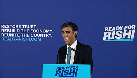 Rishi Sunak launches campaign with message of positivity
