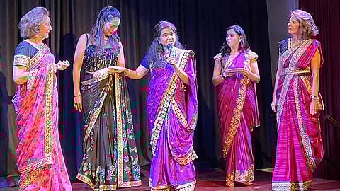 Queen of Drapes Shaina NC brings her slip-around-quick sarees to UK