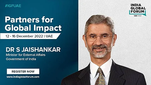 Minister S. Jaishankar to headline India Global Forum UAE 2022