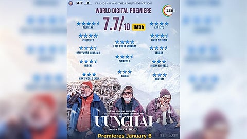 Big B’s ‘Uunchai’ set for New Year digital world premiere