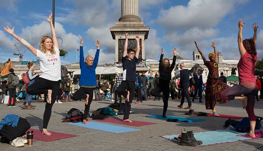 International Day of Yoga 2023 returns to Trafalgar Square in London