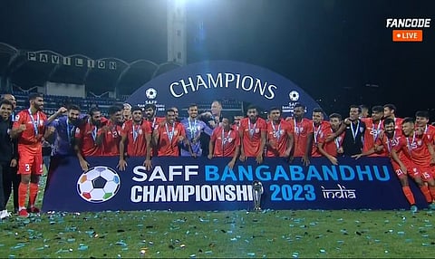 SAFF Championship: Indian PM Modi leads praise for Indian football team