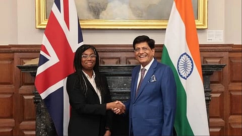 Indian Minister Piyush Goyal discusses ways to add momentum to FTA talks on UK visit