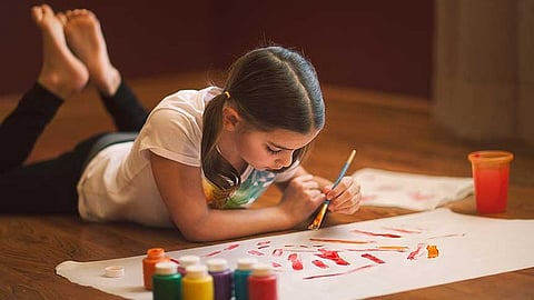 Creativity in kids can build resilience, study finds