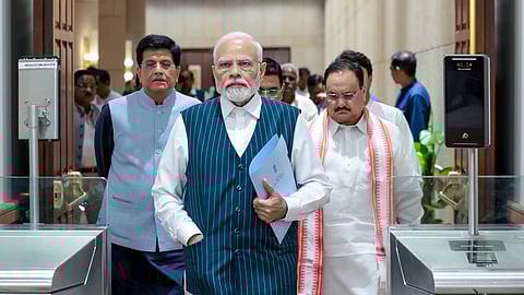 PM Modi leads shift to India's new Parliament building