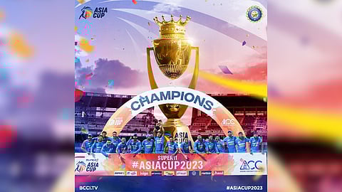 Team India back after big Asia Cup cricket championship victory