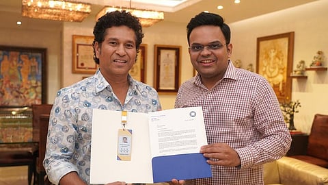 Cricket legend Sachin Tendulkar handed 'Golden Ticket' to World Cup