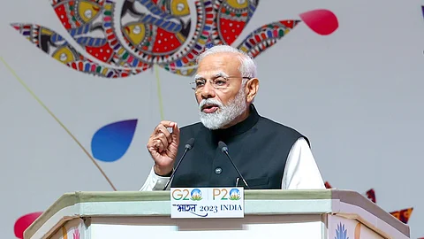 Indian PM Modi inaugurates P20 Summit in Delhi