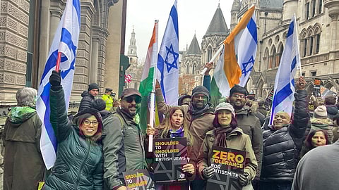 British Indians join antisemitism march in London