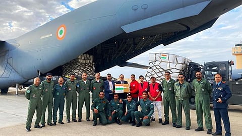 India's second tranche of Palestinian aid arrives in Egypt