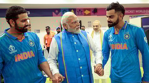 Men in Blue get pep talk from Indian PM after World Cup loss