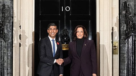 US V-P Kamala Harris holds talks with UK PM Sunak